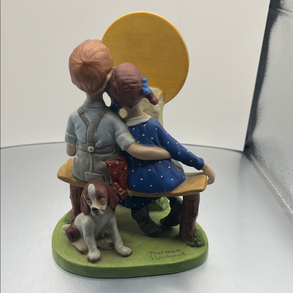 Vintage 1980 “young love” Norman Rockwell Figurine